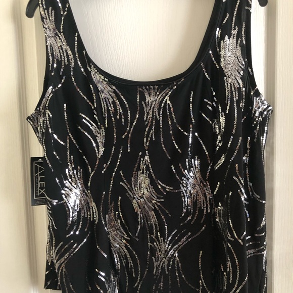 Alex Evenings Tank Top size 2x B17 - Picture 4 of 6